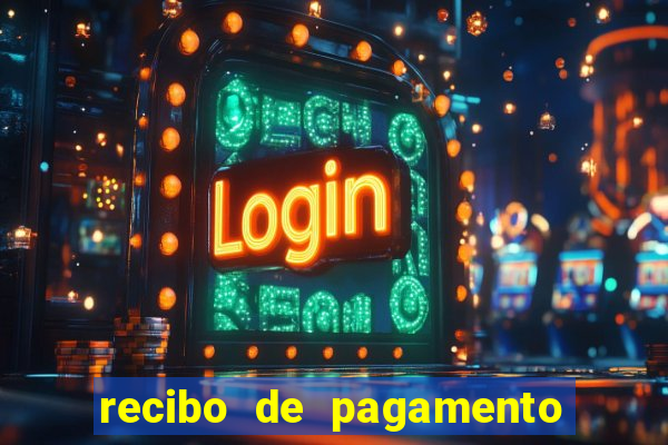 recibo de pagamento em word